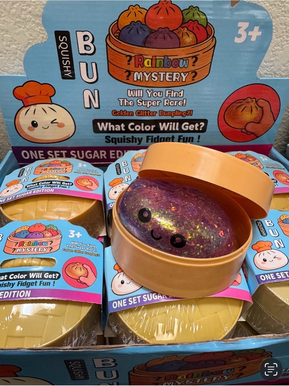 Rainbow Mystery Glitter Squish Toy - Mystery color